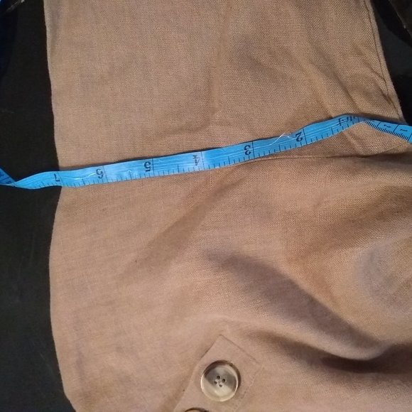 ZARA LINEN TOP WITH BUTTONS - Picture 12 of 16